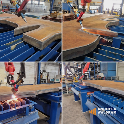 ruw materiaal zonder laskanten ancofer waldram steelplates