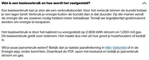 uitleg basisverbruik