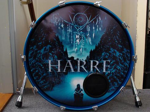 harre's custom bassdrum vel 2009