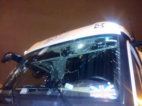 toestand bij calais met vluchtelingen, eind 2015