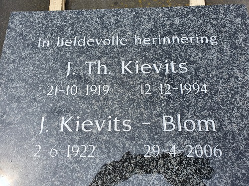 gedenksteen na behandeling