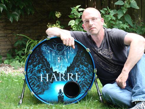 harre custom bassdrum head