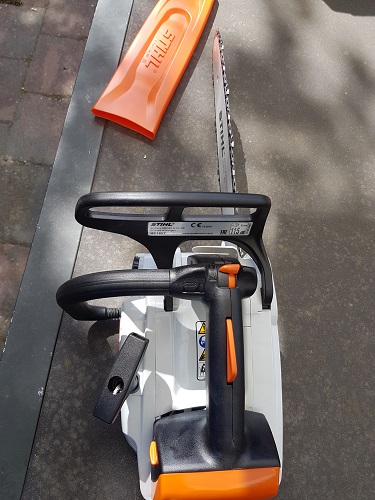 stihl ms193t, bovenkant