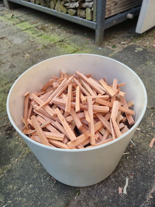 ook de restjes worden gebruikt