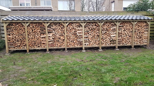 houten constructie houtopslag groot
