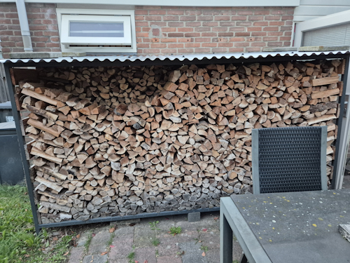 gat in de voorraad door krimp