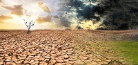 droog landschap