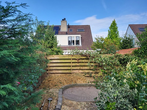 grote pruim klaar en opgeruimd