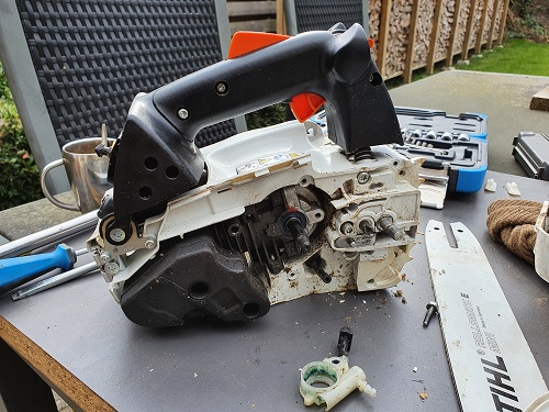 oliepomp stihl 193T kettingzaag