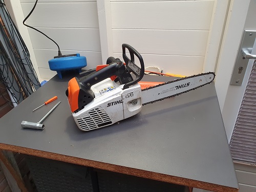 onderhoud kettingzaag stihl ms193t