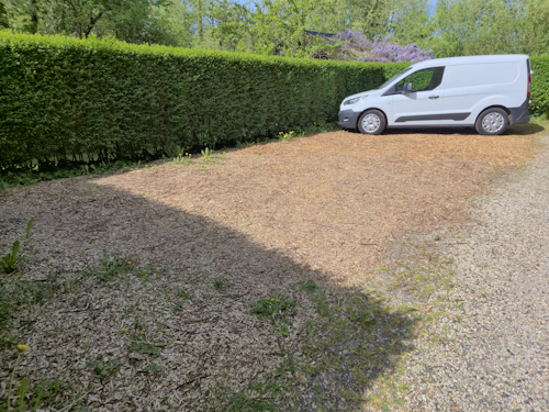 houtsnippers met takjes enzovoort