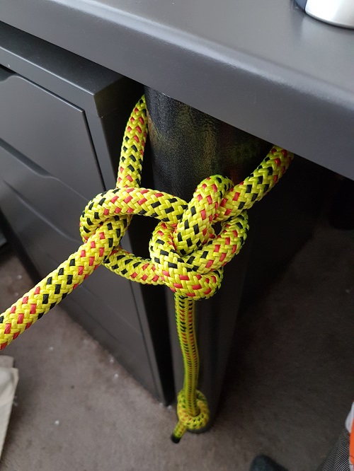 knoop: schuivende paalsteek