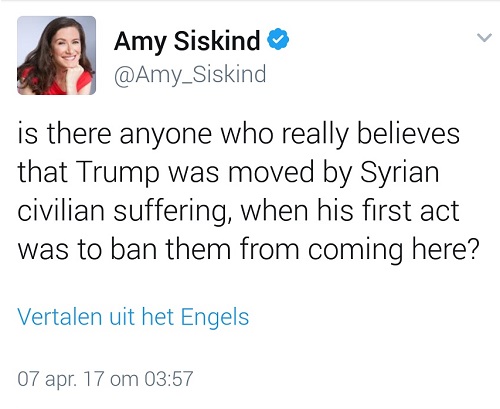 kritische tweet politiek gedrag trump