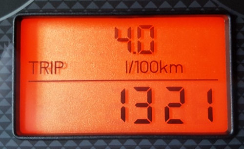 verbruik nemo na 607 km