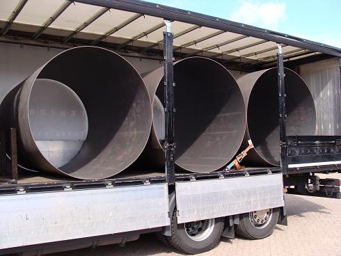 stalen gewalste platen retour