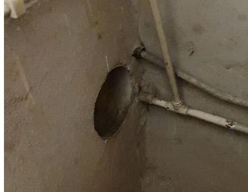 open beluchtingspijp kelder