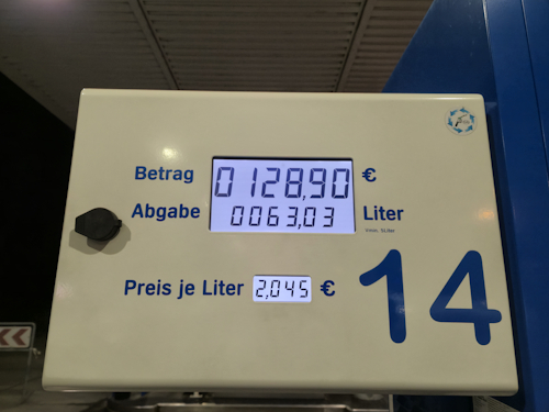 relatief goedkoop tanken in luxemburg