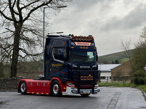 opgebouwde scania harrisons transport