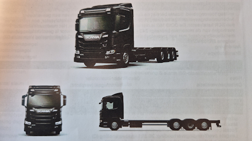 virtuele preview nieuwe scania G370