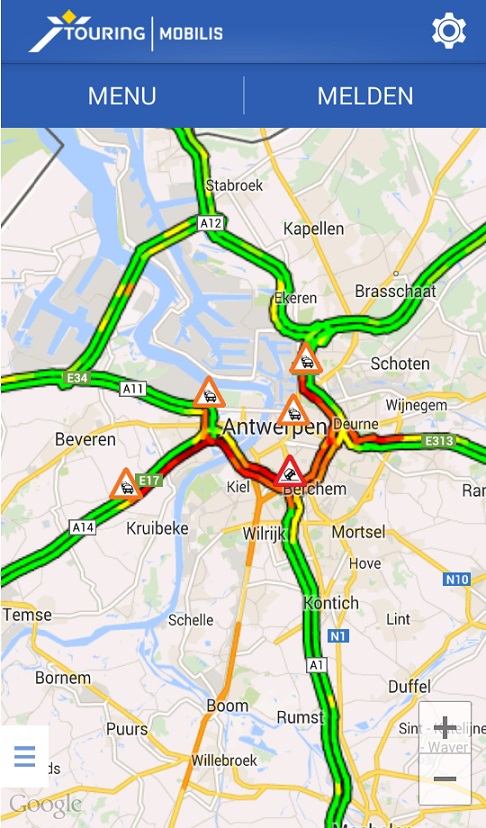 verkeer ring antwerpen 12-09-14 om 15.49 uur