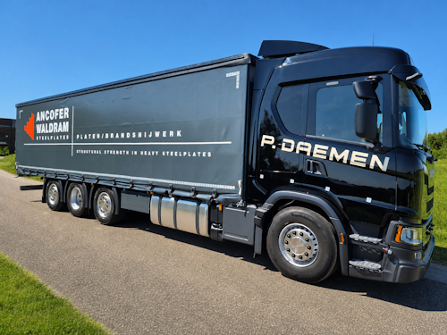 p daemen scania G370 voor ancofer waldram steelplates